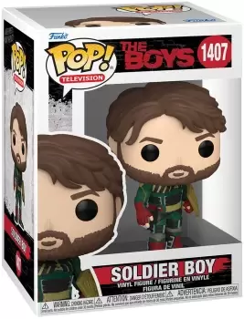 image of The Boys Soldier Boy vinyl figurine no. 1407 Funko Pop! multicolour