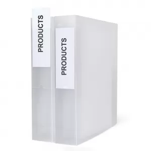 Image of Value 3L Self Adhesive Label Holders 35x102mm 10325(PK12)