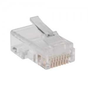 Image of Tripp Lite RJ45 Plugs for Flat Solid Stranded Conductor Cable 100 Pack