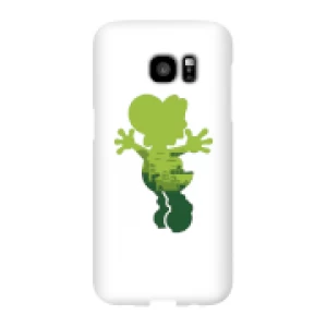 image of Nintendo Super Mario Yoshi Silhouette Phone Case - Samsung S7 Edge - Snap Case - Gloss