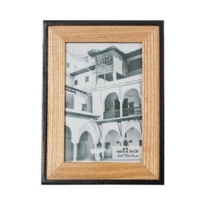 Image of Sass & Belle Black & Natural Wood Frame