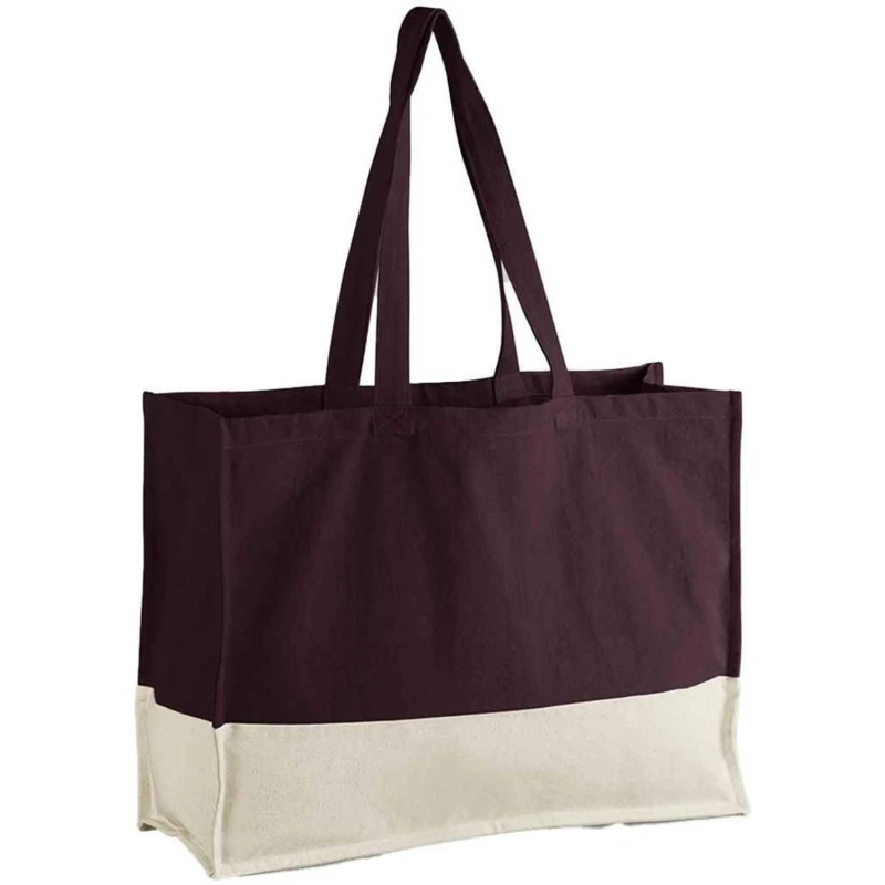 Image of Westford Mill Womens EarthAware Contrast Tote Bag Multicolor Female One Size