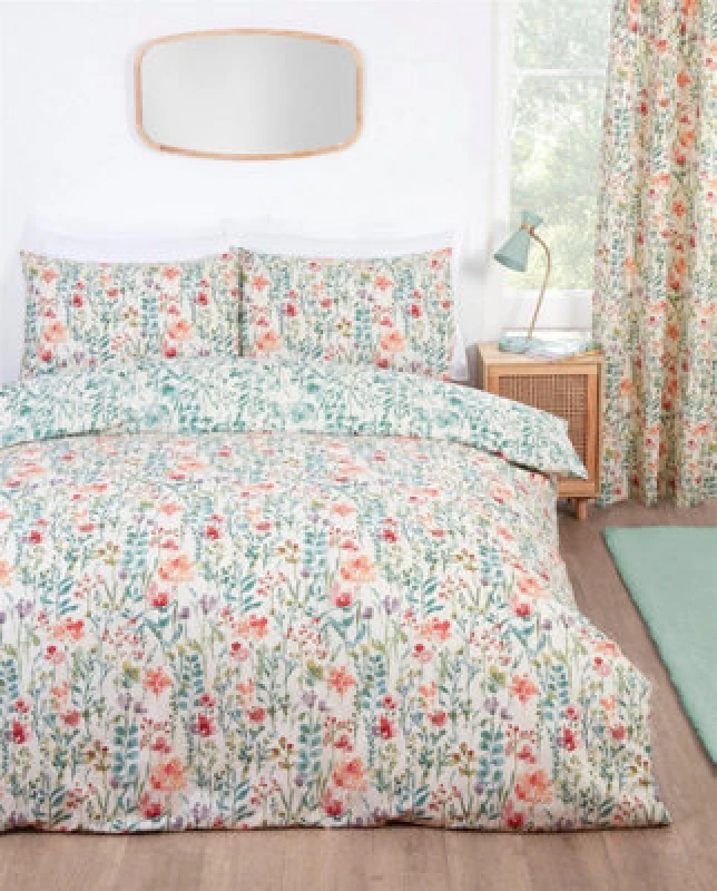 Image of Sundour Amaryllis Floral Duvet Set - Multi Multi Single