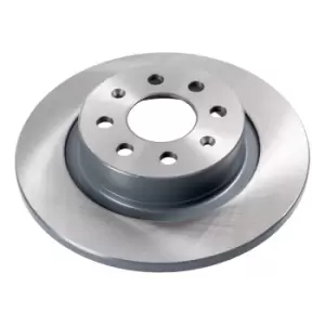 Image of Blue Print Pair of Solid Painted Brake Disc Rotor ADL144310 fits REAR