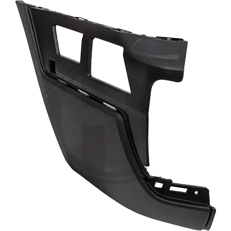 Image of DIEDERICHS 1275159 Bumper Rear Axle Left, for vehicles without sports package, Rough, Black Bumper (938)