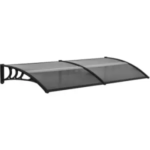 Image of Door Canopy Awning Outdoor Window Rain Shelter for Door 200 x 80cm - Outsunny
