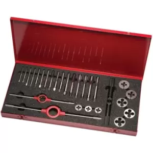 L120 HS-4M 34-PCHSS Straight Flute Tap & Die Set