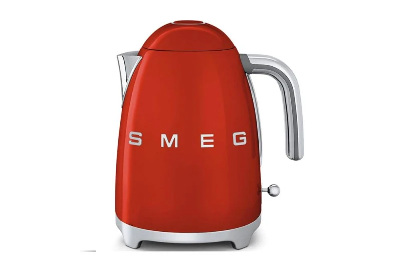 Image of Smeg 1.7L Kettle & 4 Slice Toaster Twin Pack Red