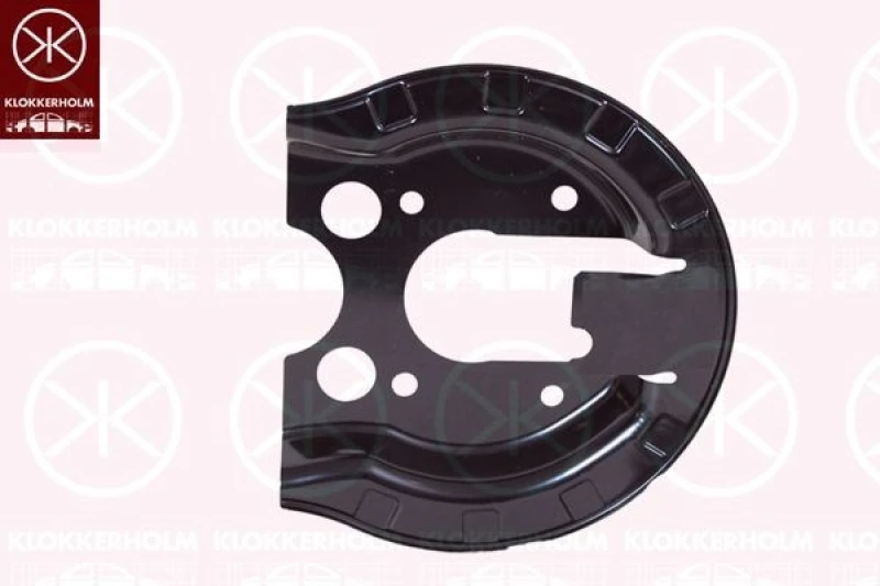 Image of KLOKKERHOLM Brake disc backing plate KLOKKERHOLM 5514879