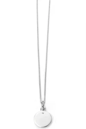 Image of D For Diamond Diamond Disc Pendant JEWEL P3821