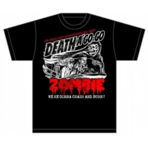 Image of Rob Zombie Zombie Crash Mens Black TShirt: Large