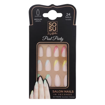 Image of Sosu By Suzanne Jackson Sosu By Suzanne Jackson SOSU By Suzanne Jackson - Medium Stiletto False Nails - Pool Party
