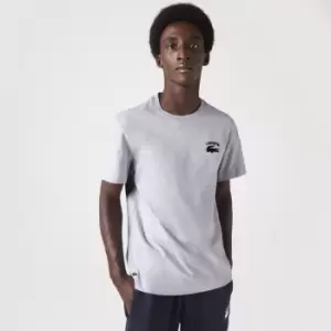 Image of Lacoste Anniversary Logo-Embroidered Cotton-Jersey T-Shirt - 6/XL