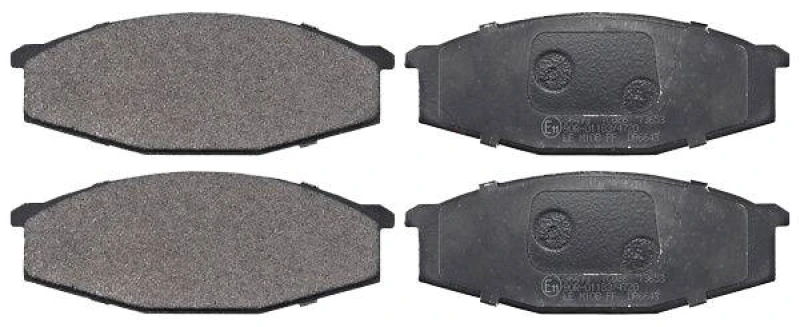 Image of A.B.S. 36473 Brake pad set without integrated wear sensor Brake Pad Set,disc brake (402)