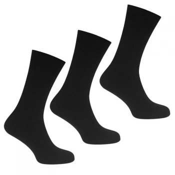 image of Criminal 3 Pack Classic Socks Mens - Black