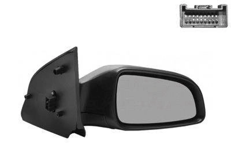 Image of VAN WEZEL 3746818 Wing mirror * HAGUS * Right, Heatable, primed Outside Mirror (50)