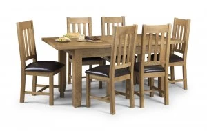 Image of Linea Astoria Extending Table and 4 Chairs White