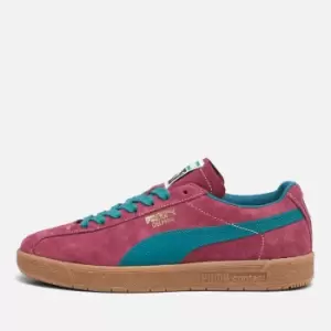 Puma Mens Delphin Trainers - Dark Jasper/Puma Gold - UK 8