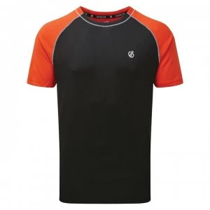 image of Dare2B Peerless Lightweight Tee - Black/TrBlze