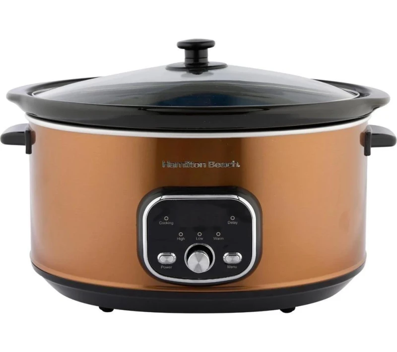 Image of HAMILTON BEACH HBCDF650BRZ Slow Cooker - Copper, Brown 5060916371750