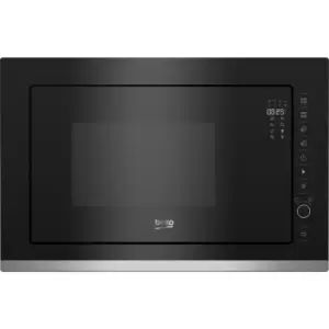 image of Beko 25L 900W Built In Microwave with Grill - Black