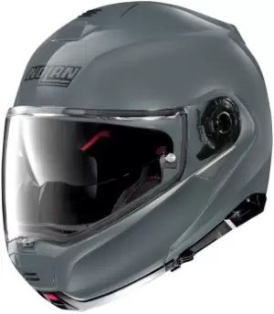 image of Nolan N100-5 Classic N-Com Helmet, grey Size M grey, Size M