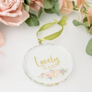 Image of Peaches & Cream Plaque 10cm Nan