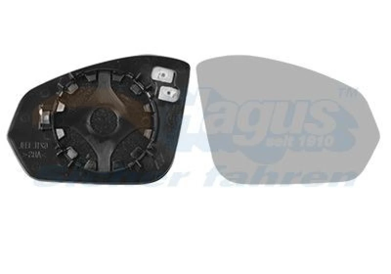 Image of VAN WEZEL Wing mirror glass VAN WEZEL 7633838