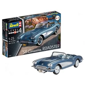 image of '58 Corvette Roadster 1:25 Revell Model Kit