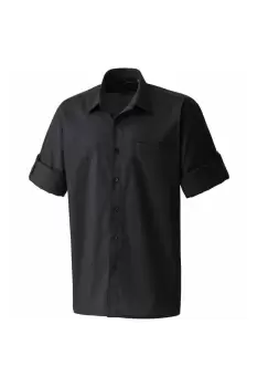 “Roll SleevePoplin Plain Work Shirt