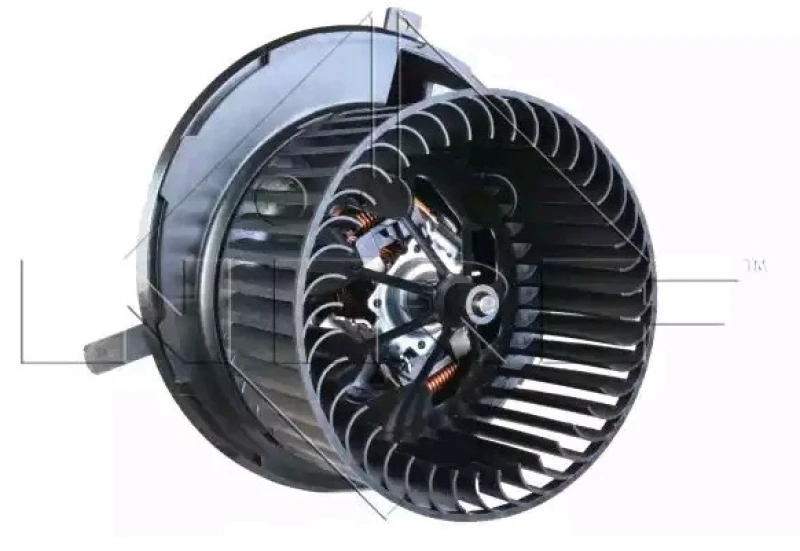 Image of NRF 34006 Blower Motor for right-hand drive vehicles, without integrated regulator Interior Blower (2669)