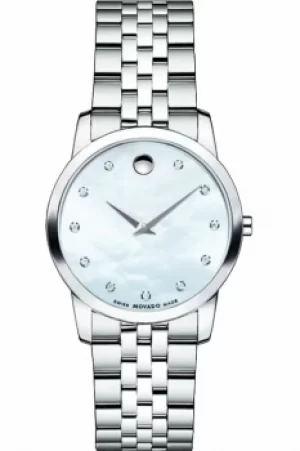 image of Ladies Movado Museum Classic Diamond Watch 0606612