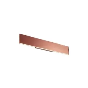 Image of Endon Lighting Bodhi - Integrated LED Wall Lamp Dark Brushed Copper Plate & Frosted Acrylic 2 Light Dimmable IP20