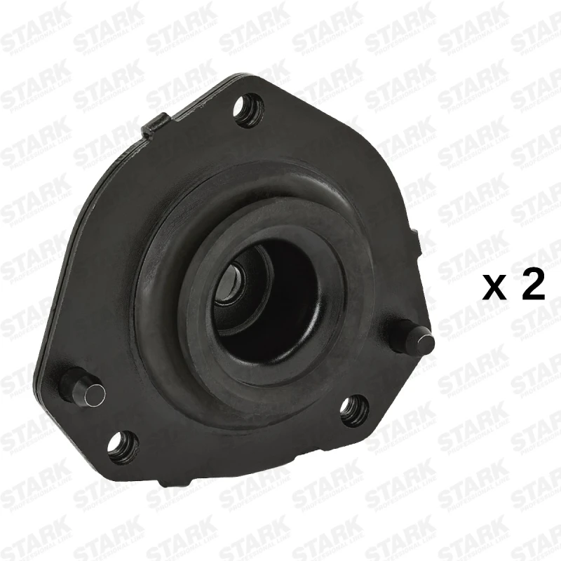 Image of STARK SKSS-0670853 Top strut mount Front Axle, with bearing(s) Suspension Strut Support Bearing (1180)