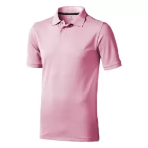 Image of Elevate Mens Calgary Short Sleeve Polo (Pack of 2) (M) (Light Pink)