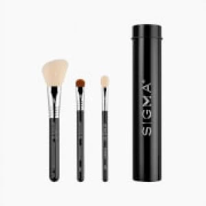Image of Sigma Beauty Essential Trio Brush Set - Black