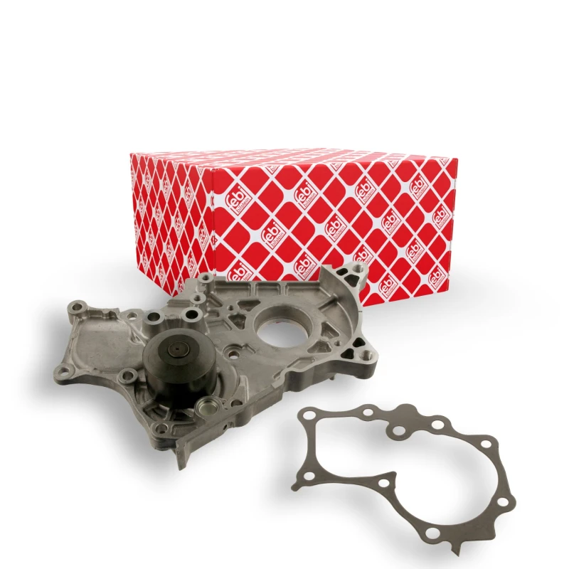Image of FEBI BILSTEIN 30638 Water pump Cast Aluminium, with studs, with gasket/seal Cast Aluminium Water Pump (1260)