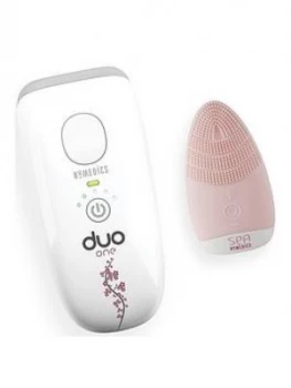 image of Homedics HoMedics Beauty Duo One & Blossom Mini Silicone Cleanser Bundle Pack, One Colour, Women