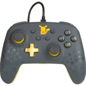 Image of PowerA Pikachu Grey Wired Nintendo Switch Controller