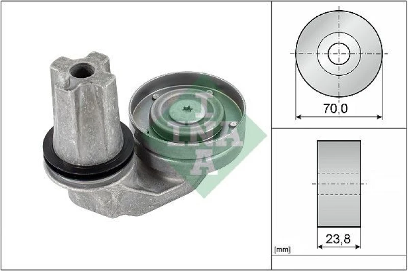 Image of Tensioner Lever, v-ribbed belt INA 534 0635 10