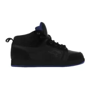 Image of KangaRoos Skye Youths/Boys Low-Top Suede Trainers (1 UK) (Black/Royal)