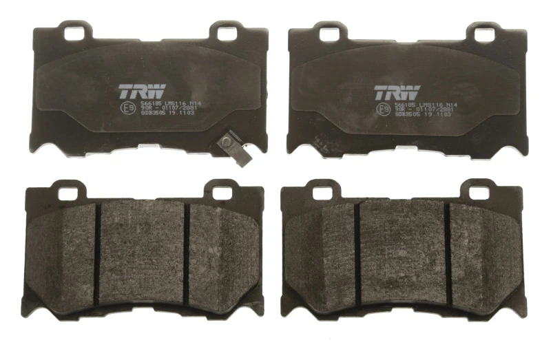 Image of TRW GDB3505 Brake pad set with acoustic wear warning Brake Pad Set,disc brake (402)