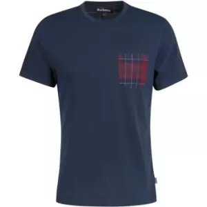 Image of Barbour Goole Pocket T-Shirt - Blue