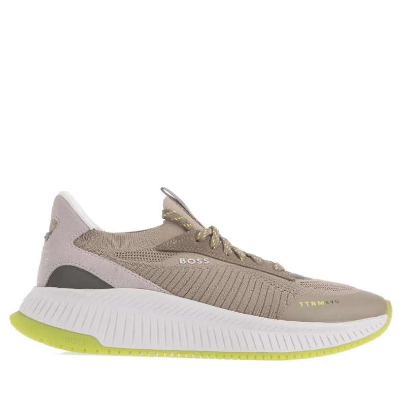 Image of Boss TTNM EVO Trainers Green male UK 6