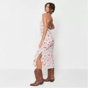 Image of Missguided Floral Print Cami Midaxi Dress - Multi