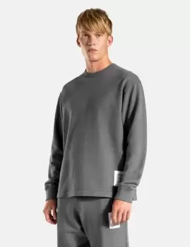 Image of Norse Projects Fraser Tab Series Crew Sweatshirt - Magnet Grey