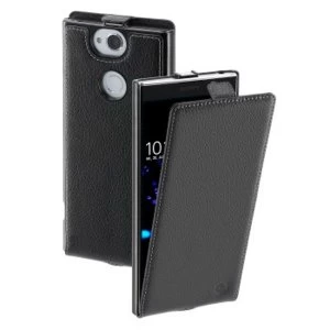 image of Hama - Smart Case Flap Case for Sony Xperia XA2 Plus, Black - Leather (Upper Material)