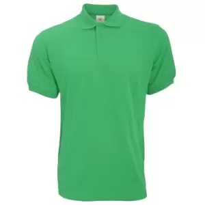 Image of B&C Safran Mens Polo Shirt / Mens Short Sleeve Polo Shirts (2XL) (Kelly Green)