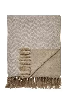 Image of Serenity' Herringbone Throw