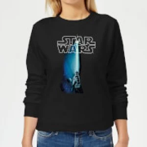 Image of Star Wars Lightsaber Womens Sweatshirt - Black